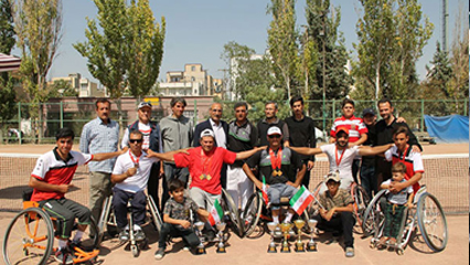 تنیسور تبریزی قهرمان دور دوم رقابت های تنیس با ویلچر بین المللی شد 